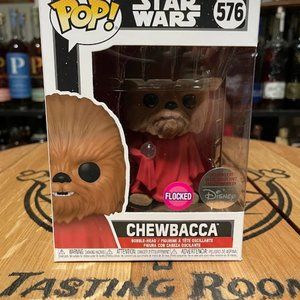 Funko POP! CHEWBACCA #576 Flocked Star Wars Disney Exclusive